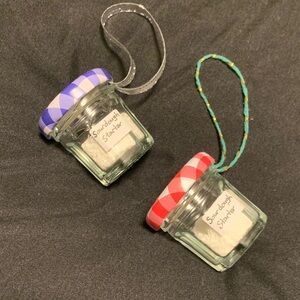 Set of Two Sourdough Starter Ornaments